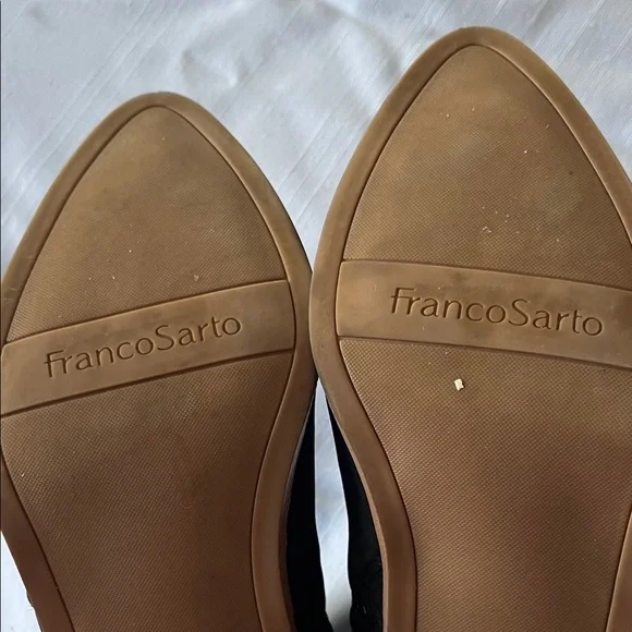 Franco Sarto Black Ankle Booties - Picture 2 of 7